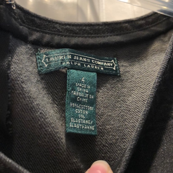 Ralph Lauren Sz: 4 Dark Denim Dress - Picture 3 of 4